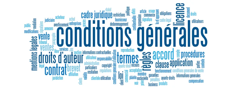 Conditions d'utilisation